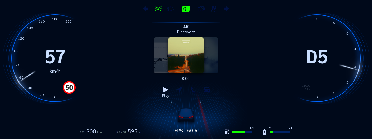 Final composed result on the display with both dynamic and static layers.