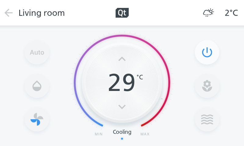 Display memory content when the application is idle, before the button is pressed.