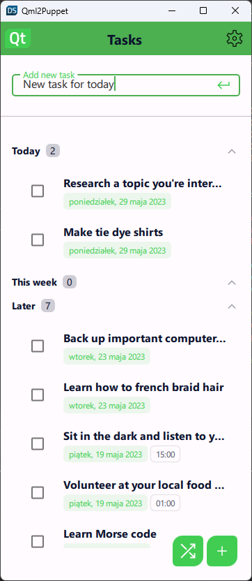 Light Material theme