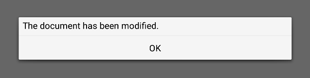 A native message dialog