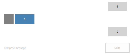 List view margins aligned with compose message field below