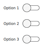 Switch delegates showing on and off states
