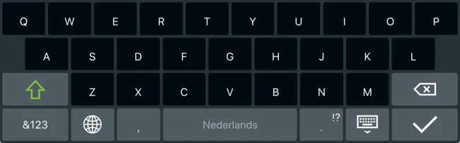 Screenshot of the Dutch Layout
