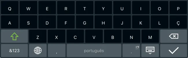 Screenshot of the Portuguese (Brazil) Layout