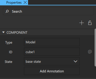 Opening a new Properties view to edit the properties of another node.