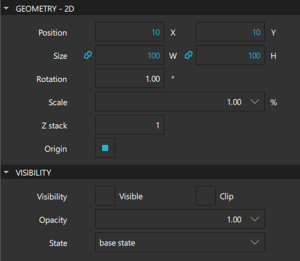 Explicitly set properties.