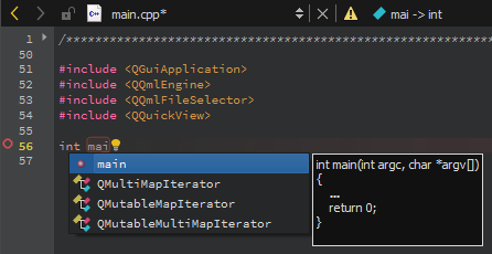 Suggestions for completing C++ code