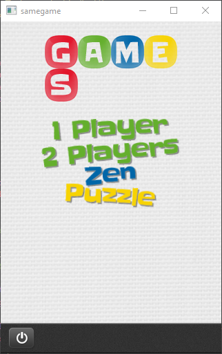 Same Game application