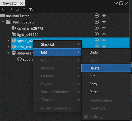 Delete old 2D elements from the 3D layer