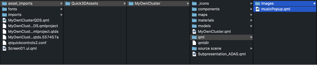 Find the QML stream file