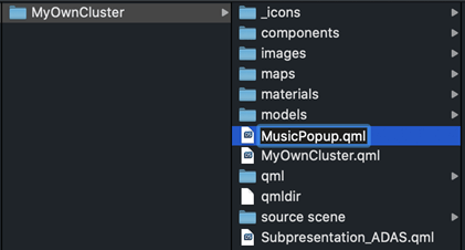 The QML stream file names should start with a capital letter