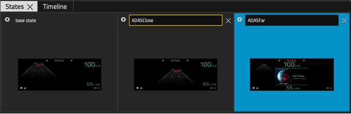 Make components visible in correct states