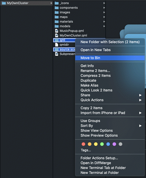 Delete folders in file explorer