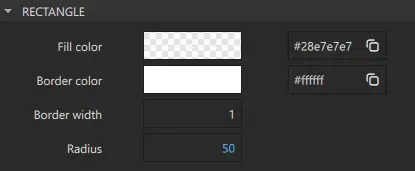 Background properties.