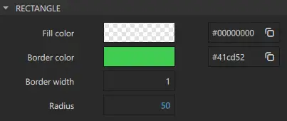 Background properties.