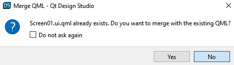 Import file conflict notifcation.