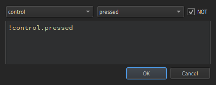 NOT check box in Binding Editor
