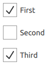 Check boxes