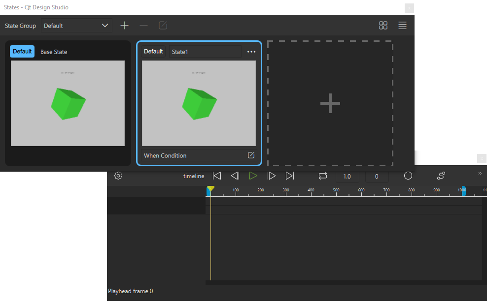 The States and Timeline views