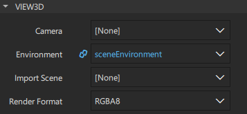 View 3D component properties
