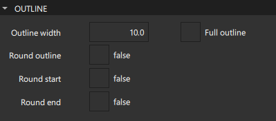 Arc Outline Properties