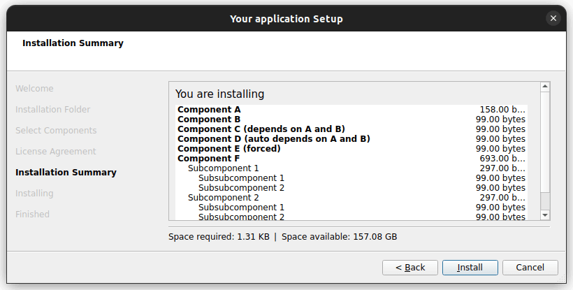 Ready for installation page