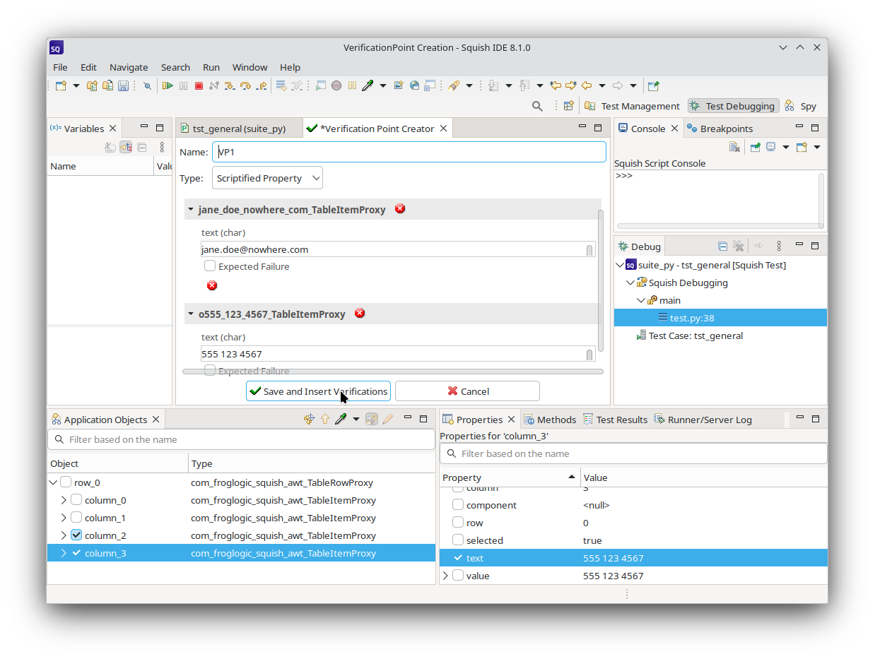 "VP Creator with 2 properties"