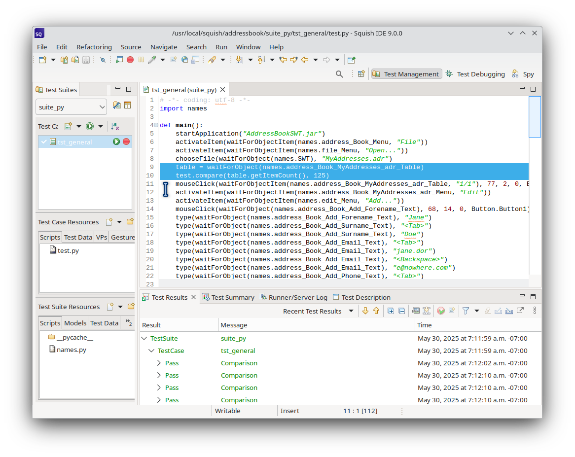 Manually entered verification points