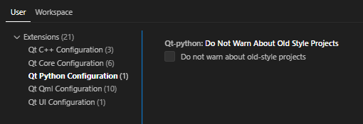 {Qt Python Configuration}
