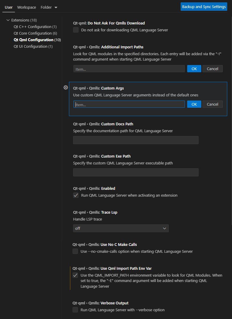 {Qt QML Configuration}